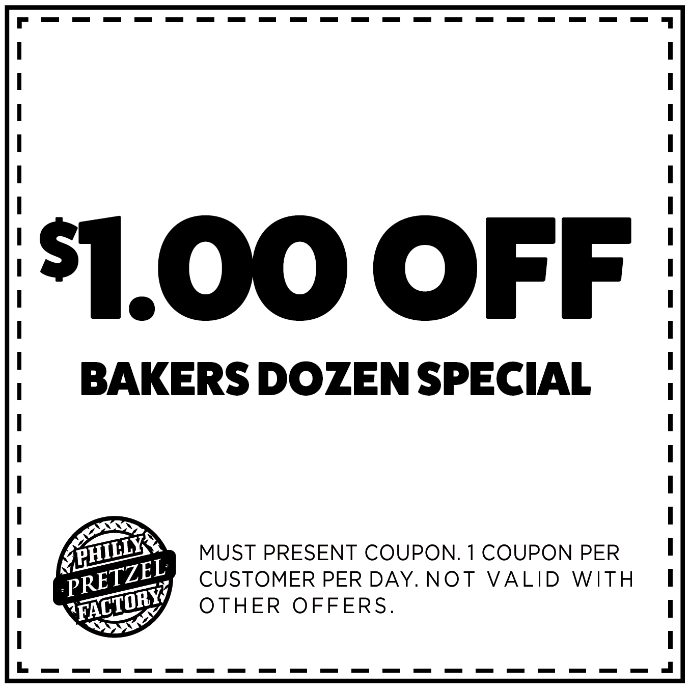 $1 Off Baker's Dozen Special
