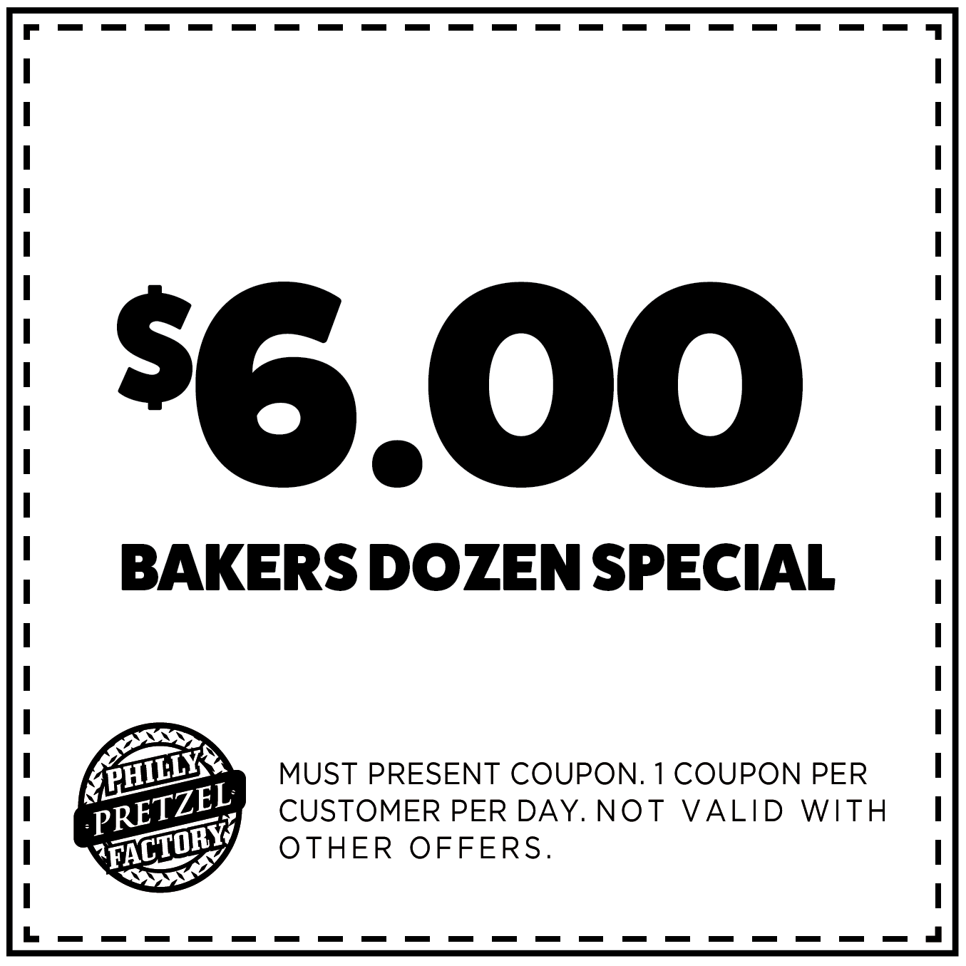 $6 Baker's Dozen Special