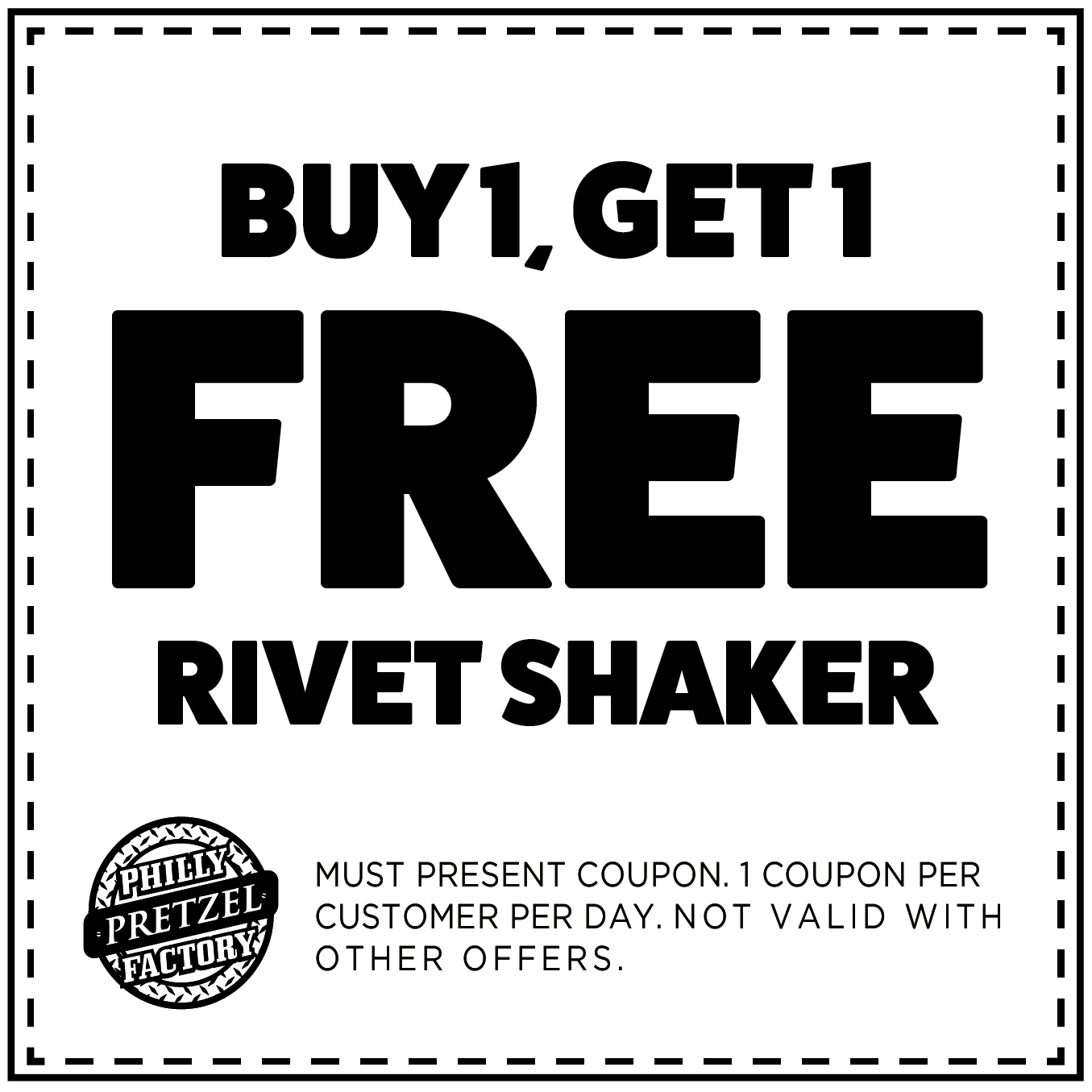 Buy 1, Get 1 Free Rivet Shaker