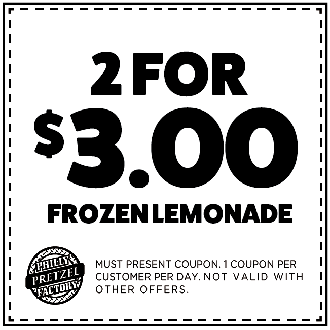 2 for $3 Frozen Lemonade