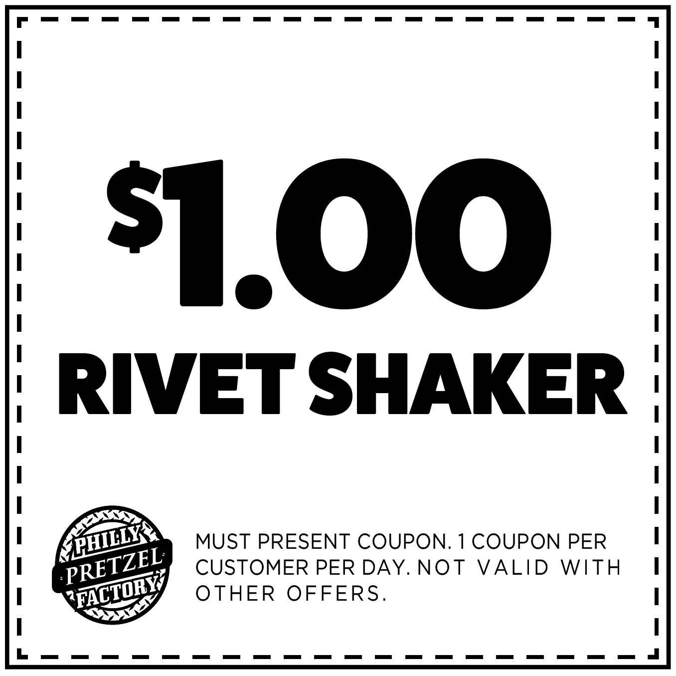 $1 Rivets Shaker